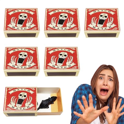 Streichbox Anti-Spinnen, Horrorbox Lustige Überraschung - Tragbare kleine Box für Halloween, Partys mit Freunden, Aprilfisch von Generic