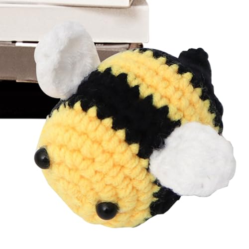 Strickbiene - Häkelinsektenplüsch, süße Puppe | Entzückende Babyschlafzimmer -Begleiter, Babyschlafzimmerdekoration, Kinder oder Kleinkind von Generic