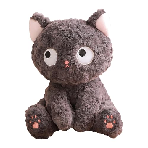 Süße und entzückende kleine Figurpuppe, Spielzeug-Katzenpuppe, geeignet für Spielefans, Sammler, Kinder und Erwachsene Kjn169 (Brown, 33cm) von Generic