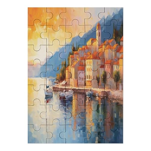 Sunset - 1000 Teile Puzzle – - Hochauflösendes - Gelegenheitsspiel – 1000 Teile Holzpuzzle 35 von Generic