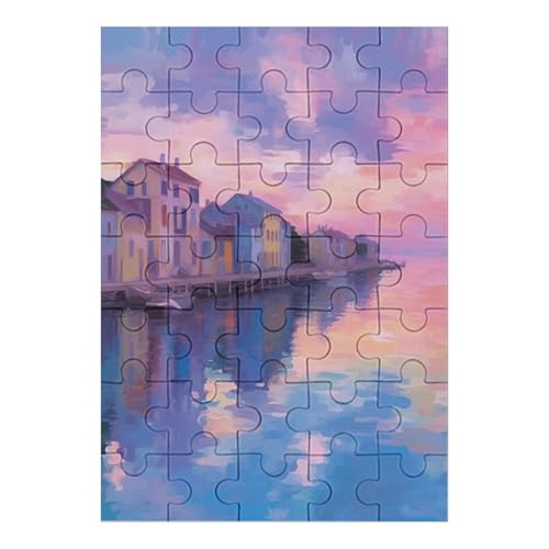 Sunset - 1000 Teile Puzzle – - Hochauflösendes - Gelegenheitsspiel – 1000 Teile Holzpuzzle 35 von Generic