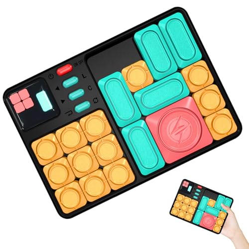 Super-Slide-Puzzle-Spiel,Super Slide Puzzles Denkspiele Puzzlespiele mit magnetischen Schiebern, elektronische Schiebepuzzles für Erwachsene und Kinder, interaktive Digitale Handheld-Spiele Super-Slide-Puzzle-Spiel,Super Slide Puzzles Denkspiele Puzzlespiele mit magnetischen Schiebern, elektronische Schiebepuzzles für Erwachsene und Kinder, interaktive Digitale Handheld-Spiele von Generic