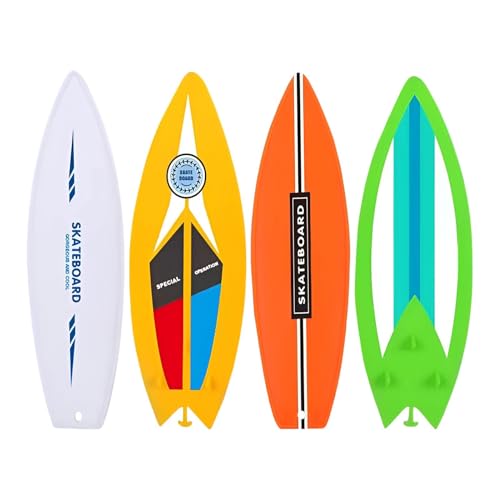 Surfbrett-Spielzeug mit 4 Fingern für Kinder, Surfbrett mit Fingerspitze, kleines Surfbrett, lustiges Surfbrett, perfekt für kreatives Spielen und Spielen Surfbrett-Spielzeug mit 4 Fingern für Kinder, Surfbrett mit Fingerspitze, kleines Surfbrett, lustiges Surfbrett, perfekt für kreatives Spielen und Spielen von Generic