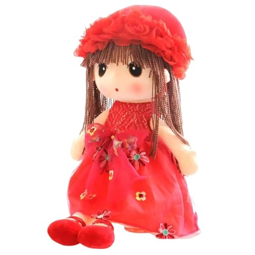 Sweet Plush Doll Girls - Kuschelige weiche Puppenhut, handgefertigte Stoffpuppe | Schlafbegleiter für kleine Kinder, Geburtstag des Weihnachtsfestivals von Generic