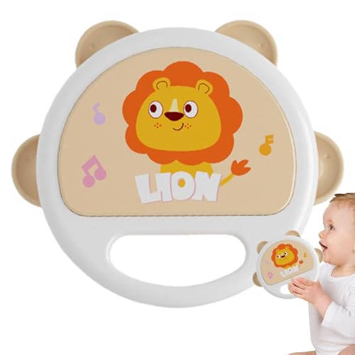 Tamburin, Handtrommeln für | Löwenhandtrommel für Musikinstrumente aus Tamburin, für Musiklehrer und Eltern von Kleinkindern von Generic