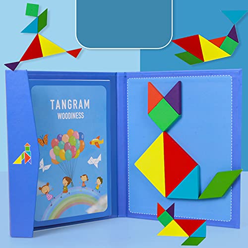Tangram Magnetisches Spiel aus Holz Kinder von GENERIC