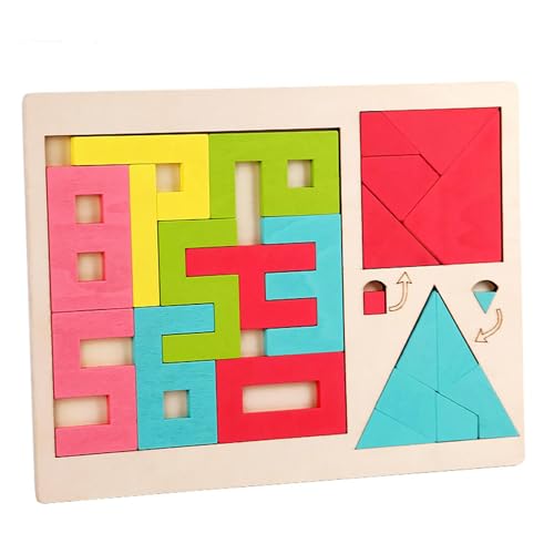 Tangram-Puzzle aus Holz, Tangram-Blöcke, Tangram-Puzzle, Spielzeug-Formenbausteine, Holzpuzzle für Kinder, 3 + frühes Lernspielzeug Tangram-Puzzle aus Holz, Tangram-Blöcke, Tangram-Puzzle, Spielzeug-Formenbausteine, Holzpuzzle für Kinder, 3 + frühes Lernspielzeug von Generic