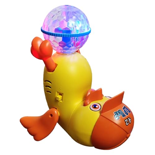 Tanzende Ente, tanzende Ente | Spielzeug für Kleinkinder mit elektrischer Musik und leuchtendem Ball | intelligentes Lernspielzeug, niedliche Ente, frühes Lernen für den Jar Tanzende Ente, tanzende Ente | Spielzeug für Kleinkinder mit elektrischer Musik und leuchtendem Ball | intelligentes Lernspielzeug, niedliche Ente, frühes Lernen für den Jar von Generic
