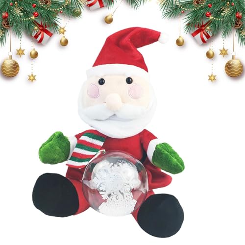 Tanzender Weihnachtsmann, Tanzender Weihnachtsmann, Plüsch Weihnachtsmann mit bunten Lichtern | Weiche interaktive animierte Puppen zum Tanzen und Singen für Kinder, und Mädchen Tanzender Weihnachtsmann, Tanzender Weihnachtsmann, Plüsch Weihnachtsmann mit bunten Lichtern | Weiche interaktive animierte Puppen zum Tanzen und Singen für Kinder, und Mädchen von Generic