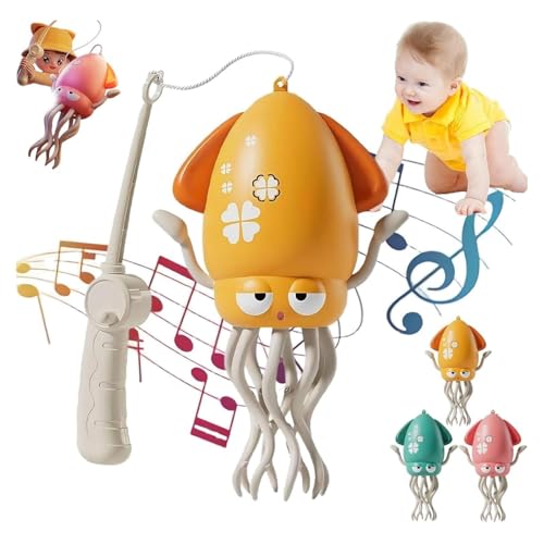 Tanzendes Oktopus-Spielzeug, Krabbelndes, Tanzendes, Automatisches Hindernissensor-Spielzeug, Wackelnder Wunder-Oktopus, Mit LED-Lichtern und Musik - Tanzendes Oktopus-Spielzeug(3Pcs) von Generic