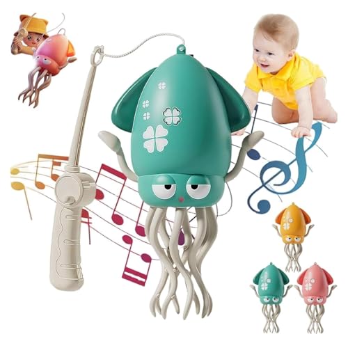 Tanzendes Oktopus-Spielzeug, Krabbelndes, Tanzendes, Automatisches Hindernissensor-Spielzeug, Wackelnder Wunder-Oktopus, Mit LED-Lichtern und Musik - Tanzendes Oktopus-Spielzeug(B1) von Generic