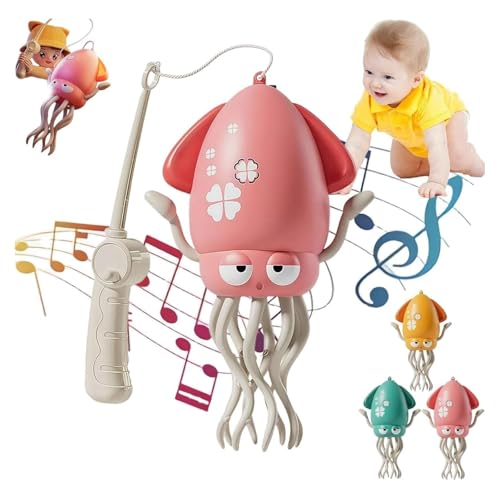 Tanzendes Oktopus-Spielzeug, Krabbelndes, Tanzendes, Automatisches Hindernissensor-Spielzeug, Wackelnder Wunder-Oktopus, Mit LED-Lichtern und Musik - Tanzendes Oktopus-Spielzeug(C1) von Generic