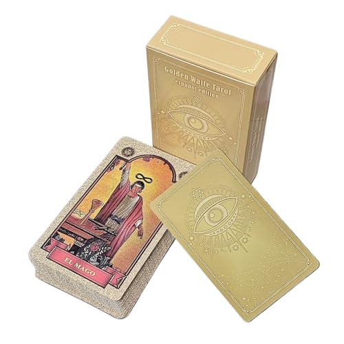 Tarot-Deck - Spanischer Tarotführer mit Buch, interaktives Spiel zum Lesen Lesen Lernen Reisen Experten Weihnachten von Generic