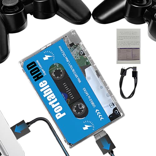 Taschen-Superkonsole | Retro-Videospielkonsole, 70 Emulatoren – 4K-HD-Gamestick, TV-Spielekonsole für Kinder und Erwachsene von Generic