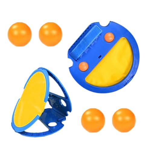 Taschenfangspielzeug, Schläger-Taschenballspiel | Ballwurfspielzeug mit 4 Bällen, Eltern-Kind-Spiel für Hofspiele im Freien, Strandpool-Spielzeug Taschenfangspielzeug, Schläger-Taschenballspiel | Ballwurfspielzeug mit 4 Bällen, Eltern-Kind-Spiel für Hofspiele im Freien, Strandpool-Spielzeug von Generic