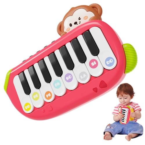 Taschenklavier, kleines Klavier, pädagogisches Spielzeug für Affeninstrumente, elektronisches Lerninstrument, für Reisen zu Hause, Camping im Freien für Babys von Generic