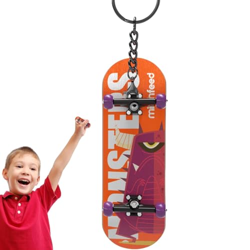 Tastaturspielzeug, Fingerboard mit Lagern, Skateboardspielzeug mit Fingern, Schlüsselanhänger für Kinder, Holzspielzeug mit Fingerspitzenbewegung für Picknick, fe Tastaturspielzeug, Fingerboard mit Lagern, Skateboardspielzeug mit Fingern, Schlüsselanhänger für Kinder, Holzspielzeug mit Fingerspitzenbewegung für Picknick, fe von Generic