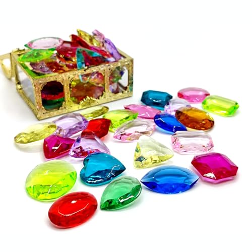 Tauchbecken Spielzeug, Poolbleie Vivid Schatzbox – bunte Diamanten, Piratenbox, Jagdspiele für und Mädchen, Urlaubsgeschenke, Trainingsspielzeug Tauchbecken Spielzeug, Poolbleie Vivid Schatzbox – bunte Diamanten, Piratenbox, Jagdspiele für und Mädchen, Urlaubsgeschenke, Trainingsspielzeug von Generic