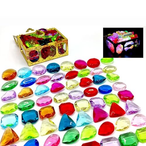 Tauchbecken Spielzeug, Poolbleie Vivid Schatzbox – bunte Diamanten, Piratenbox, Jagdspiele für und Mädchen, Urlaubsgeschenke, Trainingsspielzeug Tauchbecken Spielzeug, Poolbleie Vivid Schatzbox – bunte Diamanten, Piratenbox, Jagdspiele für und Mädchen, Urlaubsgeschenke, Trainingsspielzeug von Generic