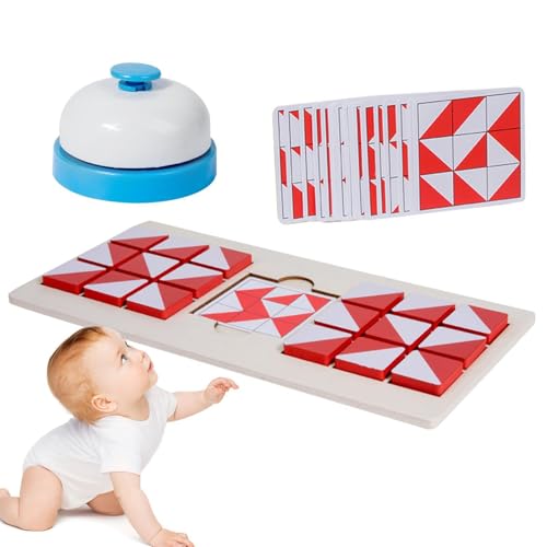 Teaser Brain -Teaser Holzpuzzle Tangram Puzzle Interaktives Stapelspiel | Education Education Puzzle, Logic Training Fun Learning Toy für Kinder, Sortieren von und Puz von Generic