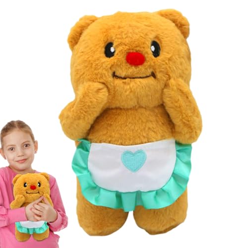 Teddybär, Teddybär, Teddybär, kleine Tierschürze, 25,4 cm, Plüschtiere, Kissen, Plüschpuppe, braune Tiere, für Fans, Freundinnen und Kinder Teddybär, Teddybär, Teddybär, kleine Tierschürze, 25,4 cm, Plüschtiere, Kissen, Plüschpuppe, braune Tiere, für Fans, Freundinnen und Kinder von Generic