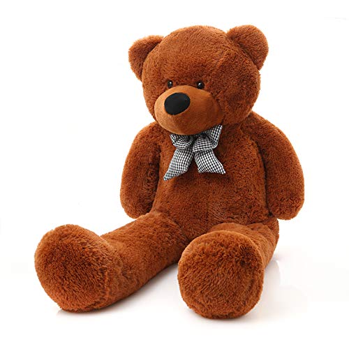 Plüschtier Teddybär Groß XXL - Braun Stofftier Kuscheltier Bär 100 cm Groß - zum Kuscheln und Spielen für Babys & Kinder von Generic