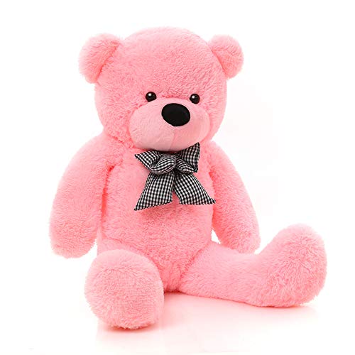 Plüschtier Teddybär Groß XXL - Rosa Stofftier Kuscheltier Bär 180 cm Groß - zum Kuscheln und Spielen für Babys & Kinder von Generic