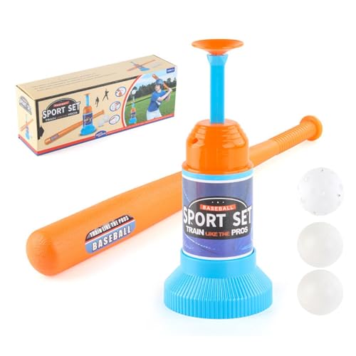 Tee Ball Set - Baseball -Outdoor -Spielzeug, Kinder Baseball -Tees Set | Backyard Baseball -Set, Baseballspielzeug im Freien, Baseball -T -Shirt -Set anfänglich, enthält einstellbares T -Shi von Generic