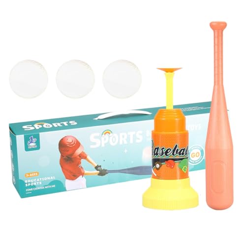 Tee-Ball-Set 1 3 – Tragbares Baseball-Set, Indoor-Baseball-Spielset | Kinder-Baseball-T-Shirt mit tragbarem Design, Baseball-Set für den Innenbereich, Weihna Tee-Ball-Set 1 3 – Tragbares Baseball-Set, Indoor-Baseball-Spielset | Kinder-Baseball-T-Shirt mit tragbarem Design, Baseball-Set für den Innenbereich, Weihna von Generic