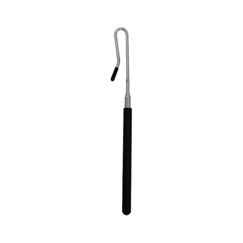 Teleskopstange, Cosplay-Requisiten, Edelstahl, universell einsetzbar, für den Innen- Außenbereich, langlebig, leicht, Rollenspiel-Zubehör QkA121 (Black, 20-55cm) von Generic