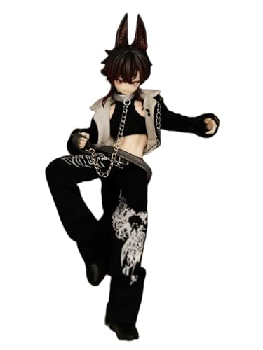 The Past in Sicily Series OB11 1/8 Mjd Action Sammelfigur Anime-Modell Geschenk 1/8 BJD Puppenspielzeug,Keine zusätzlichen Geschenke(Red) von Generic