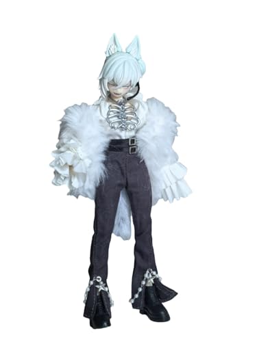 The Past in Sicily Series OB11 1/8 Mjd Action Sammelfigur Anime-Modell Geschenk 1/8 BJD Puppenspielzeug,Keine zusätzlichen Geschenke(White) von Generic