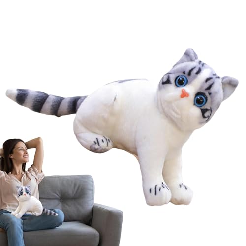 Tier-Plüschtier für Katzen, aus Plüsch – Kätzchen aus weichem Plüsch | Katzenspielzeug aus Plüsch für Wohnzimmer, Schlafzimmer, Auto, Sofa Tier-Plüschtier für Katzen, aus Plüsch – Kätzchen aus weichem Plüsch | Katzenspielzeug aus Plüsch für Wohnzimmer, Schlafzimmer, Auto, Sofa von Generic