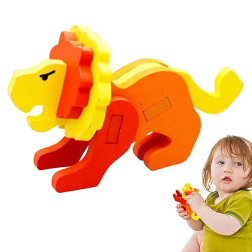 Tierblockspiel, Tierblöcke, -Puzzle-Partys fördern Miniatur-Tierblöcke | exquisite Bausteine, Tierspielzeug für Geburtstag, Ostern, Party von Generic