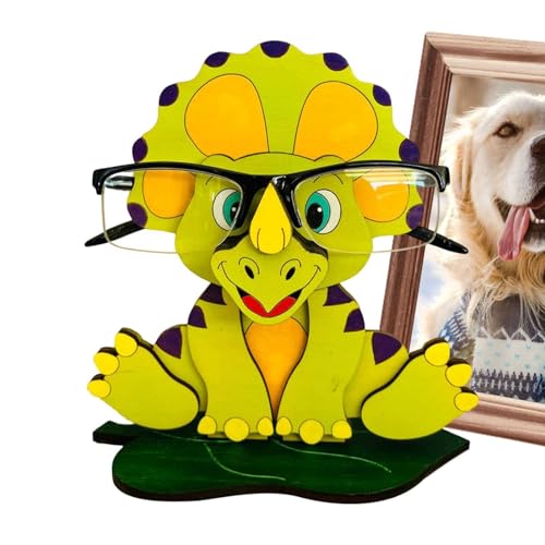 Tierbrillenhalter - Lustiger Brillenhalter | Kreativer handgefertigter Holz-Sonnenbrillenständer für Schreibtischzubehör, Heimdekorationen, 3,93 x 4,72 x 5,90 pol von Generic