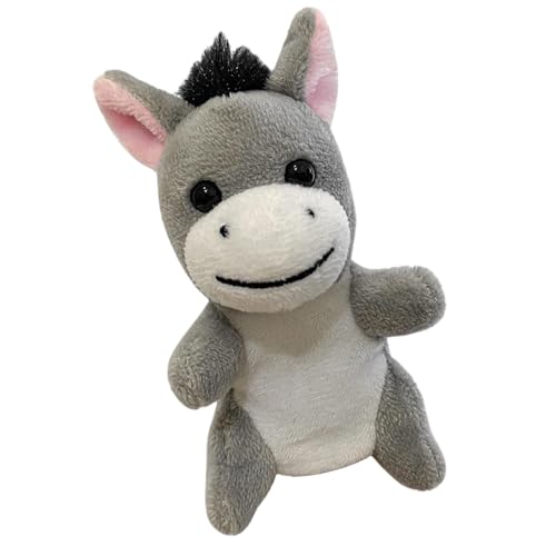 Tierfingerpuppen - Tierpuppen für - Interaktive Handpuppen, Fingerspielzeug, Hühneresel, Lernspielzeug aus Plüsch für Rollenspiele, Hist-Erzählung von Generic
