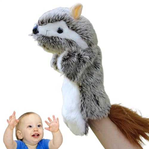 Tierhandpuppen, Tierpuppen für | Gefüllte Plüsch Cartoon Hand Puppet Toy,Funny Animal Plushies Plüschpuppen für Rollenspiele für Heimschule Tierhandpuppen, Tierpuppen für | Gefüllte Plüsch Cartoon Hand Puppet Toy,Funny Animal Plushies Plüschpuppen für Rollenspiele für Heimschule von Generic