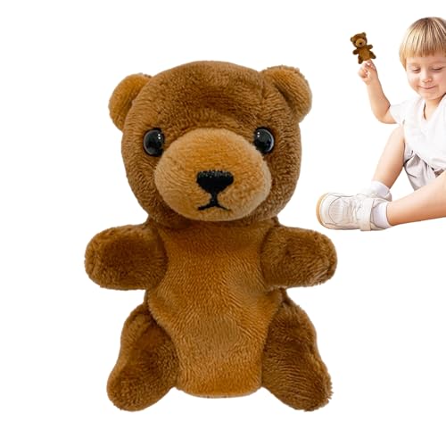 Tierhandpuppen Für Kinder, Tierpuppen Rollenerzählende Tierpuppen, Niedliche Bärenpuppen Aus Plüsch, Interaktives Spielzeug Fantasievolles Rollenspiel, Geschichtenerzählen von Generic