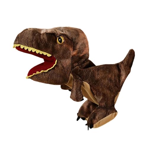 Tierhandpuppen für Kinder, Kleinkind enthält Wolf, Tiger, Löwe bewegliche offene Münder, perfekt zum Geschichtenerzählen, Unterrichten, im Vorschulalter und als Geburtstagsgeschenk (Dinosaurier) von Generic