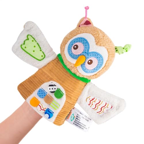 Tierische Fingerpuppe, Tierpuppenspielzeug, Pädagogische Babypuppen, Theatershows, Fingerfiguren, Puppenspiel für Mädchen, Kuscheltiere und Plüschspielzeug, Realistisch, Waschbar für Sofa, Sofa, Bett von Generic