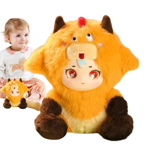 Tierplüschpuppen - Gefüllte Puppe, Stofftier | und bequemes Plüschspielzeug 20 cm, lustiges interaktives Spielzeug, Plüschkissen, ideal für Raumdekoration oder als Geschenk Tierplüschpuppen - Gefüllte Puppe, Stofftier | und bequemes Plüschspielzeug 20 cm, lustiges interaktives Spielzeug, Plüschkissen, ideal für Raumdekoration oder als Geschenk von Generic