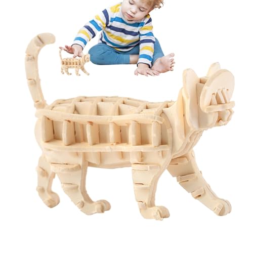 Tierpuzzle, Cartoon-Puzzle | Handwerkliche Papierstatue der laufenden Katze, kreatives Puzzle für Katzenskulptur, interaktives Katzenbau-Spielzeug aus Lernpapier Tierpuzzle, Cartoon-Puzzle | Handwerkliche Papierstatue der laufenden Katze, kreatives Puzzle für Katzenskulptur, interaktives Katzenbau-Spielzeug aus Lernpapier von Generic