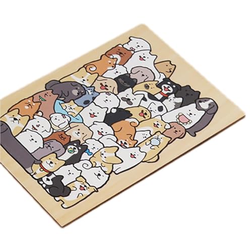 Tierpuzzle, Holzpuzzle für Kinder - 50-teiliges Katzen-Puzzle-Set mit Holztieren | Frühe Lernaktivitäten, multifunktionale Lernpuzzle für die Entwicklung der a Tierpuzzle, Holzpuzzle für Kinder - 50-teiliges Katzen-Puzzle-Set mit Holztieren | Frühe Lernaktivitäten, multifunktionale Lernpuzzle für die Entwicklung der a von Generic