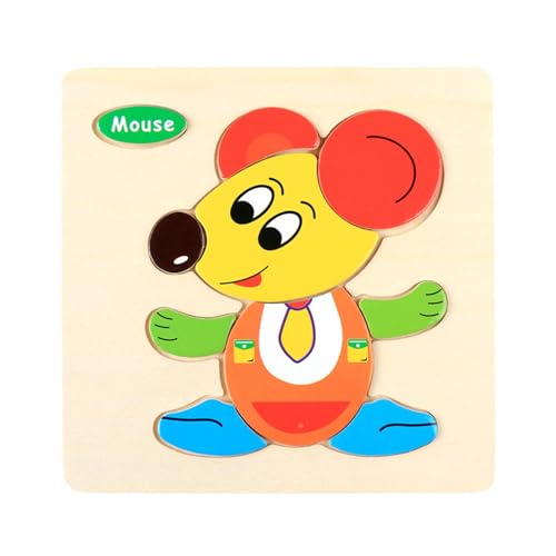 Tierpuzzle, Tierpuzzle aus Holz, buntes Holzpuzzle mit Tieren | Lernpuzzle für frühzeitige Entwicklung für im Vorschulalter, Mädchen und Tierpuzzle, Tierpuzzle aus Holz, buntes Holzpuzzle mit Tieren | Lernpuzzle für frühzeitige Entwicklung für im Vorschulalter, Mädchen und von Generic