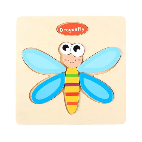 Tierpuzzles für Tiere | Bunte Holzpuzzle mit Tieren – Lernpuzzle-Spiele für frühe Entwicklung für im Vorschulalter, Mädchen und Kinder Tierpuzzles für Tiere | Bunte Holzpuzzle mit Tieren – Lernpuzzle-Spiele für frühe Entwicklung für im Vorschulalter, Mädchen und Kinder von Generic