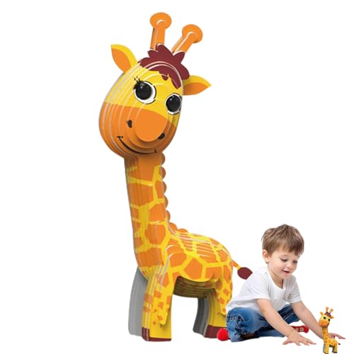 Tierpuzzles für Tierpuzzle aus Papier | Puzzles Lernspielzeug Bausteine in Tierform | weiche Vorschulpuzzle, Weihnachtspuzzle, Spielzeug aus Tierblöcken, Deko von Generic