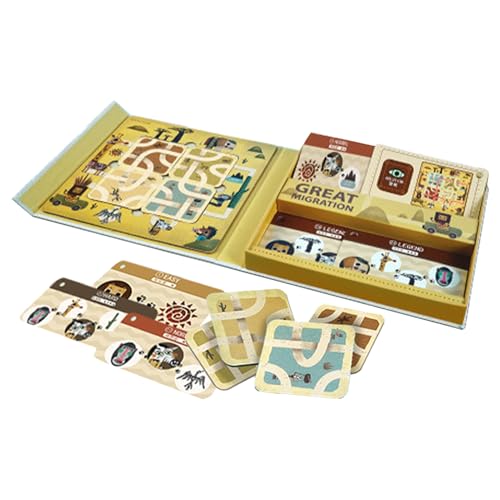 Tierrätsel für Kinder, Tierspiele für Kinder - Hölzerne logische Brettspiel,Tolle Migration Bildungsübereinstimmung, Lernspielzeug für die Heimschule von Generic
