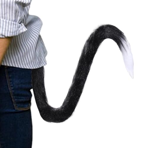 Tierschwanz – Cosplay-Tierschwanz für Kostüm, pelziges Kostümzubehör, realistischer Kunstfuss-Tierschwanz, Verkleidungs-Cosplay-Party-Schwanz, Tier-Kostümschwanz für Halloween, langer Tierschwanz – Cosplay-Tierschwanz für Kostüm, pelziges Kostümzubehör, realistischer Kunstfuss-Tierschwanz, Verkleidungs-Cosplay-Party-Schwanz, Tier-Kostümschwanz für Halloween, langer von Generic