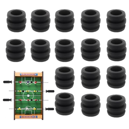 Tischbuchsen – Die Tischachsen decken Teile ab, weiche Gummi-Stoßfänger, Fußballbrettlager für Tische von Generic