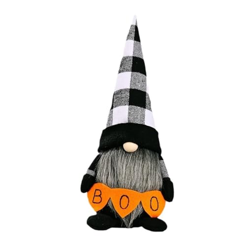 Tischdeko Halloween Dekoration,Halloween Deko gesichtslos stehende Puppe,Halloween Deko Kinder Geburtstag Party, für Teelichter/Kerzen/Regaldekoration (A) von Generic